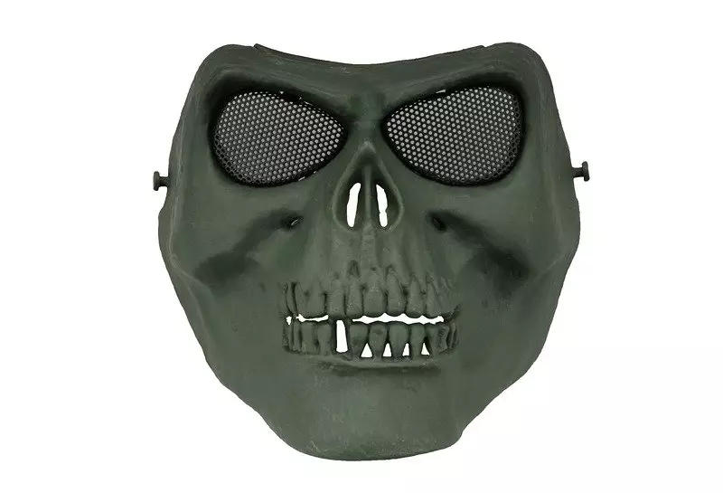 Skull Style face mask - olive