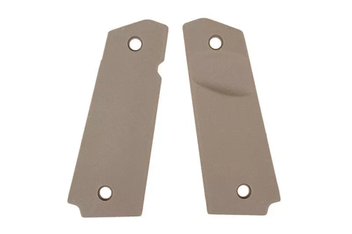 Colt 1911 Grip Side Linings - Dark Earth