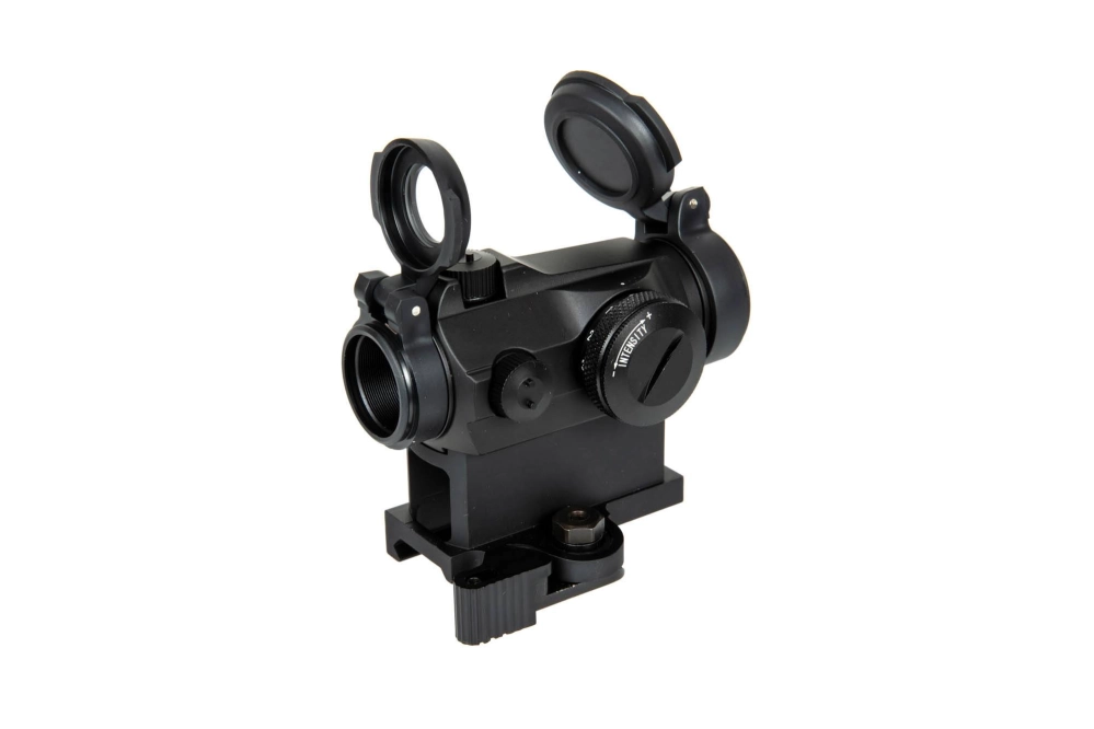 TR02 Red Dot Sight Replica with riser QD mount - black