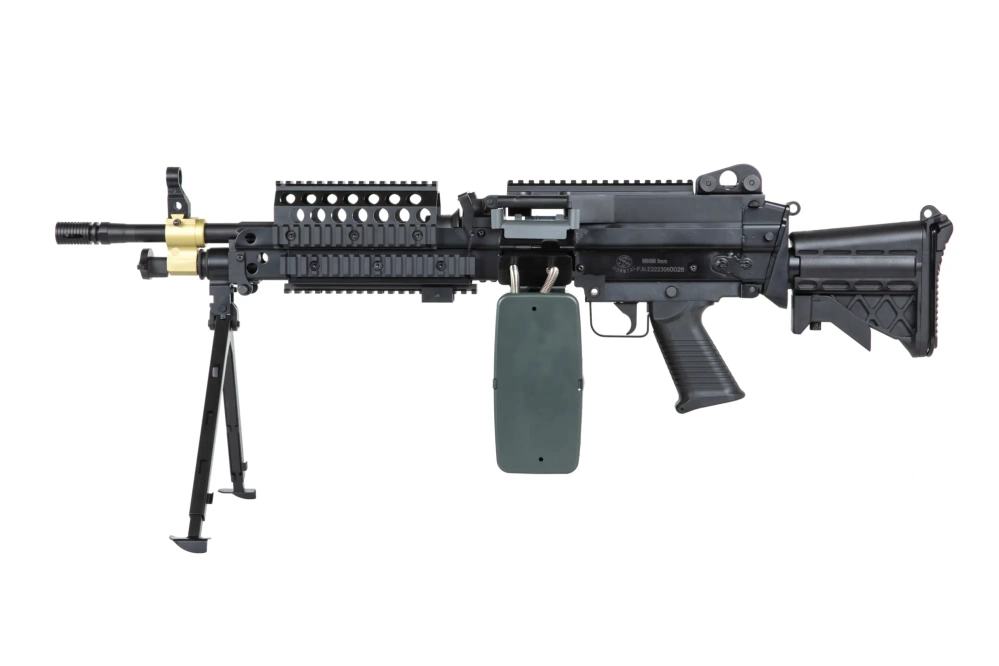 Fusil mitrailleur ASG A&K Cybergun MK46 Noir