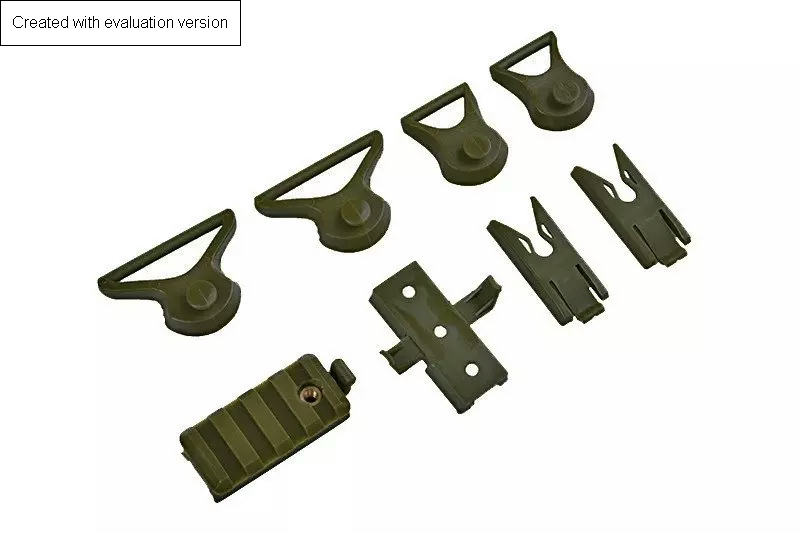 X-Shield FAST MH helmet replica - olive