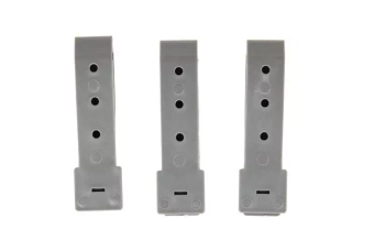 Sada 3 polymerových svorek 3 - listová zeleň"