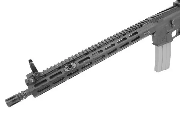 Front Super Slim Free Float AR15 15" M-LOK - noir