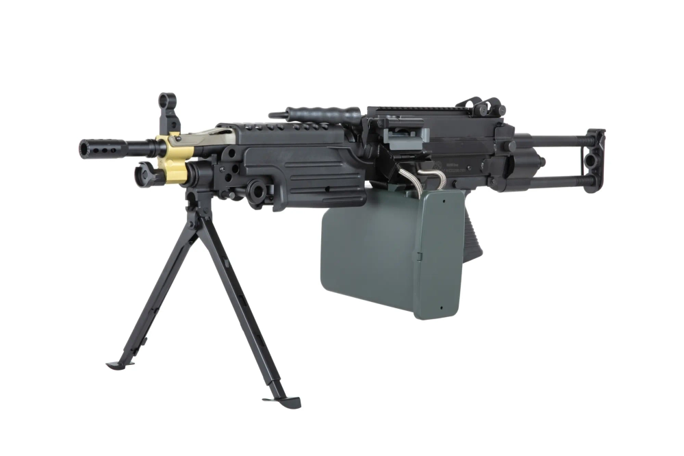 airsoft A&amp;K Cybergun M249 PARA machine gun Black (OUTLET)
