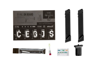 #Advanced Pack z repliką pistoletu maszynowego SA-X01 EDGE 2.0 GATE ASTER - Czarny