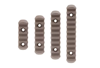 Juego de raíles RIS de polímero para gripu MOE - bronceado