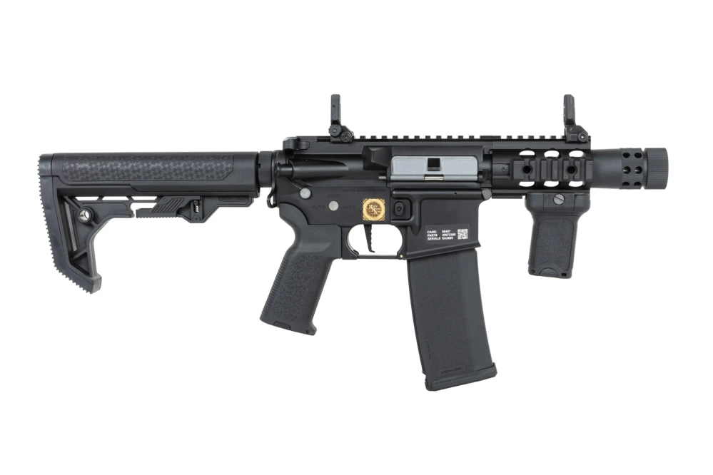 Specna Arms RRA SA-P10 PRIME™ HAL™ ETU Lichte Ops Kolf ASG Karabijn Versie met hoog koppel Zwart