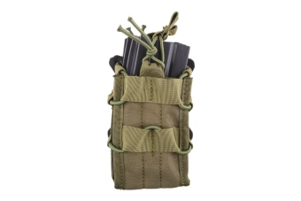 Double Universal Open II Magazine Pouch -Olive