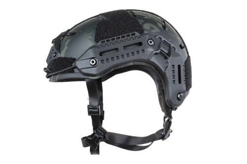 Wosport MK HL-104-E helm replica (standaard versie) MC Zwart