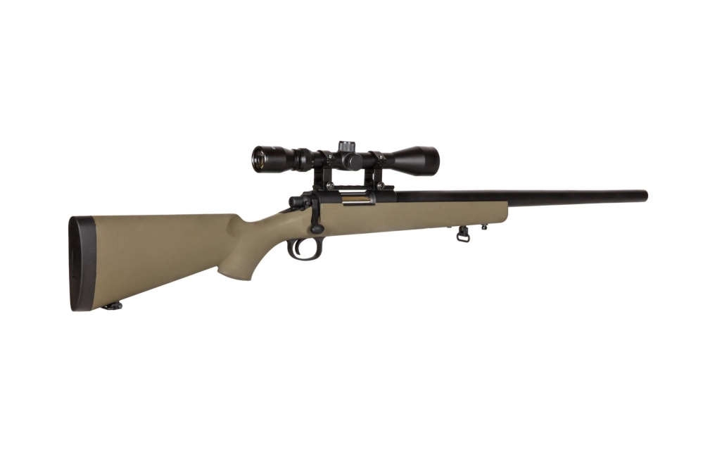 SW-10T Sniper Rifle Replica (with Scope) - Olive