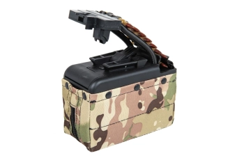 Chargeur électrique A&amp;K de 2 000 cartouches pour répliques de type M249 avec munitions imitation MC