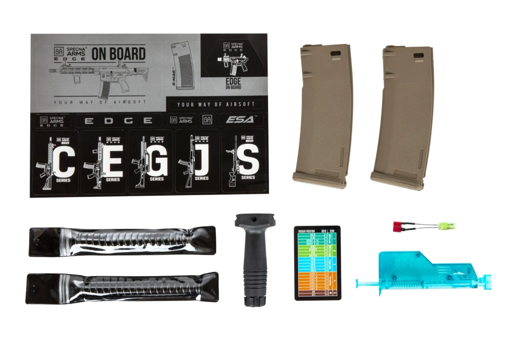 Airsoftová puška Specna Arms Daniel Defense® MK18 SA-P19 Prime™ HAL™ ETU s bezkomutátorovým motorem Chaos Bronze