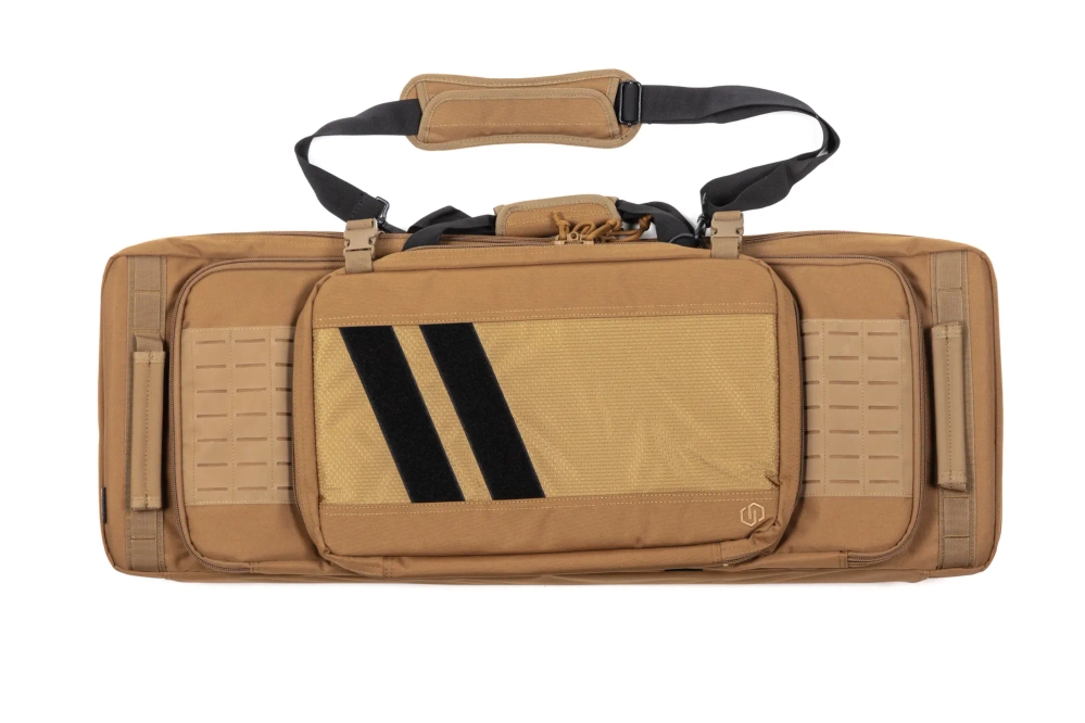 SAVIOR EQUIPMENT SPECIALIST Dubbele Geweerkoffer 92 cm Tan
