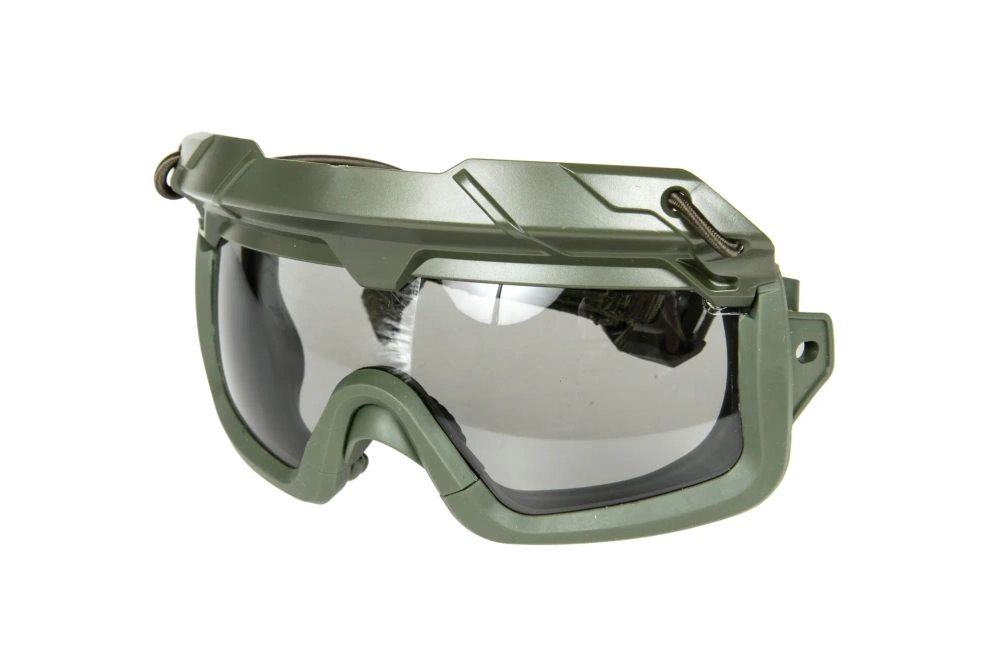 Tactical goggles 2in1 Olive / Black