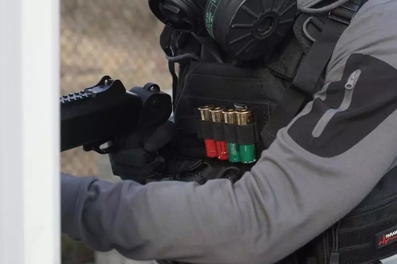 Pochette à autocollants pour fusils de chasse - noir