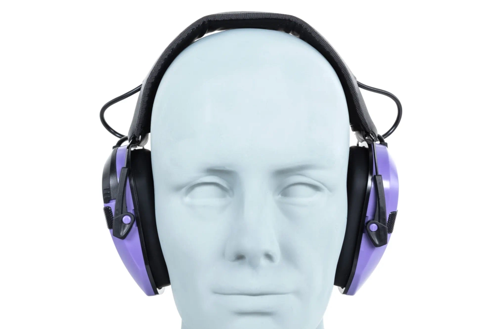 Aktivní chrániče sluchu Wosport HD-21 Fialové