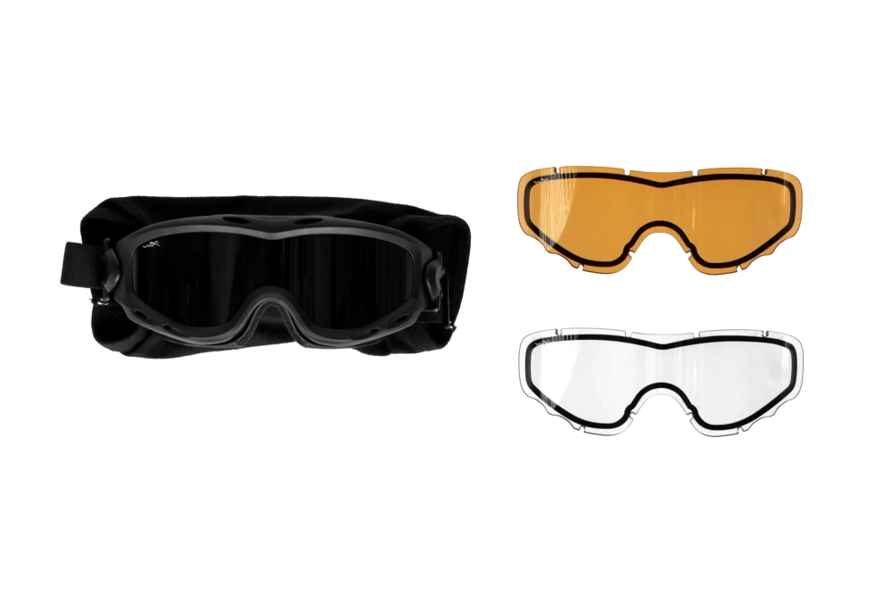 Wiley X® SPEAR Dual Lens Googles - Matte Black