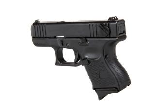 Replika pistoletu 724B Full Auto (Green Gas) - Czarna