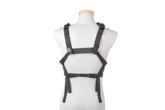 Gilet tactique Chest rig type de profil bas - Noir