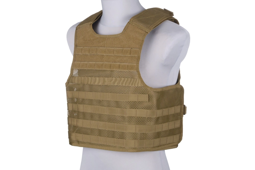 Lekki siatkowy Plate Carrier - tan