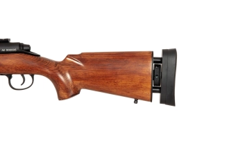 Fusil de airsoft rifle de francotirador M24 - Madera/Gas