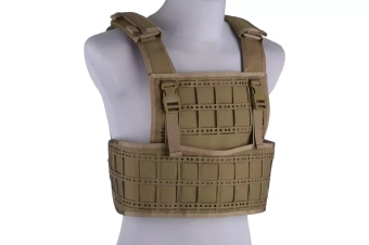 Light Laser-Cut Tactical Vest - Tan