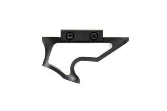 Aluminum CNC RIS Angled Forward Grip - Black