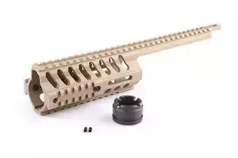 6 přední část RIS pro zbraní typ M4/M16 - hnědá"