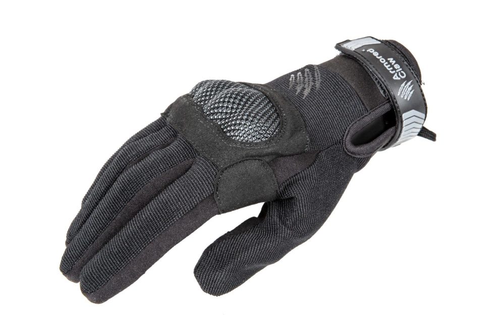 Gants tactiques Bouclier à griffes blindé pour temps chaud - noir