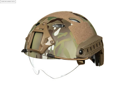 X-Shield PJ Helmet Replica With Goggles - Multicam ™