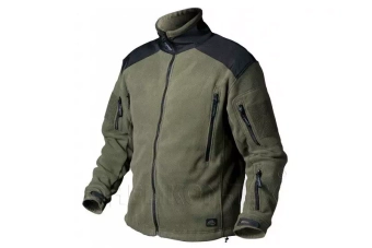 Sweat-shirt en polaire Liberty - vert olive / noir