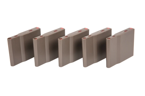 Lot de 5 chargeurs en polymère pour répliques SRS Silverback FDE
