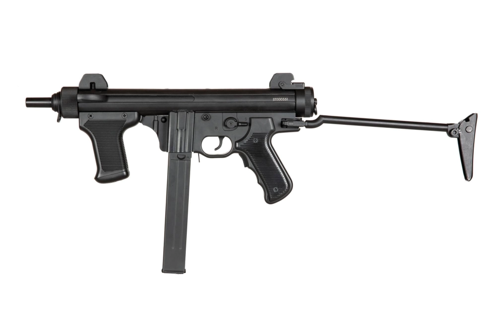 Ametralladora de airsoft M12S - Negro