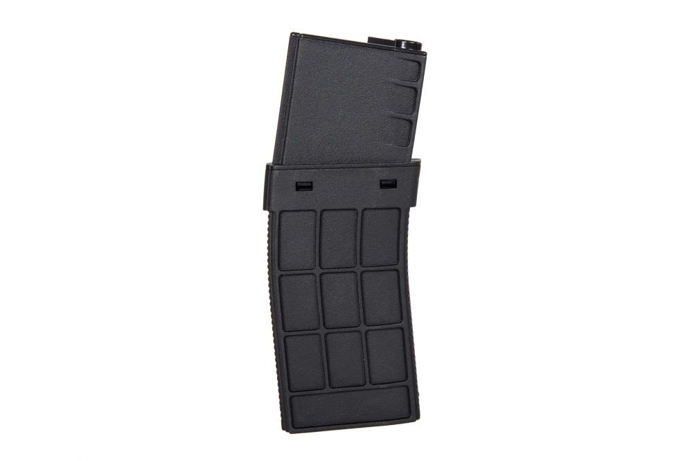 Cargador Hi-Cap para réplicass de M4 para 450 cartuchos - Negro