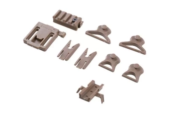 Airsoftová zbraň přilbau FAST PJ - Desert Digital