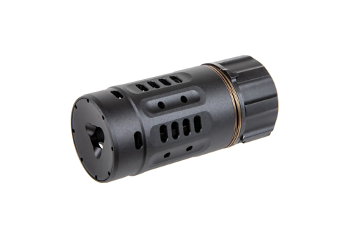 QD DA vlammendemper (14mm links) Zwart
