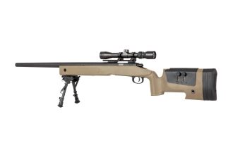 Airsoft pušky puškohled a dvojnožka SA-S02 CORE™ - hnědá barva