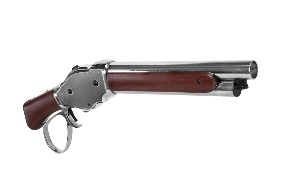 Golden Eagle M1887 Compact Wild Lever shotgun Replica Argent