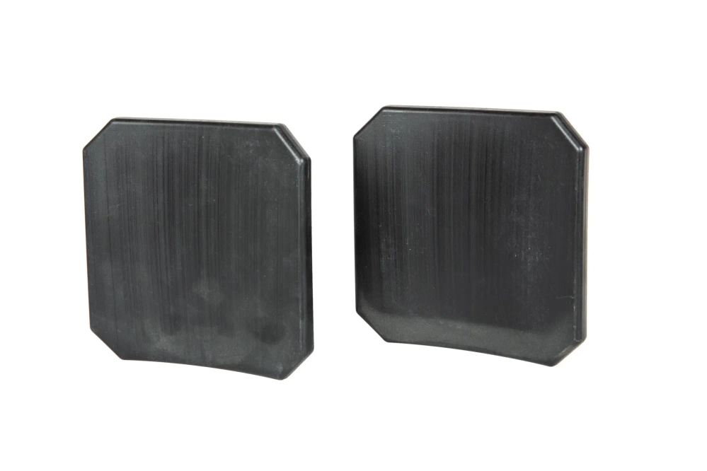 Maniquíes de cartuchos balísticos SAPI laterales (2 uds.) - Negro