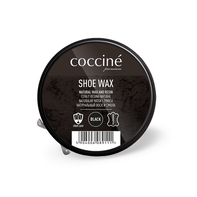 Coccine Shoe Wax Premium 40g Noir