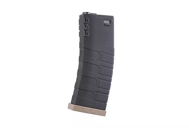 Cargador mid-cap 120 balines para M4/M16 (5 unidades) - negro/marrón