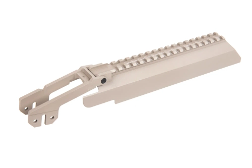 Slotafdekking met RIS montagerail - B-33 Classic op scharnier Tan