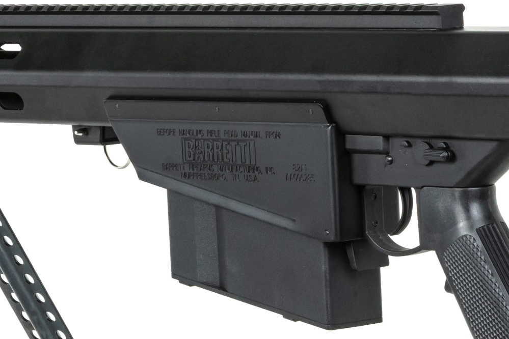 Sneeuwwolf x BARRETT M82A1 ASG scherpschuttersgeweer met tweepoot