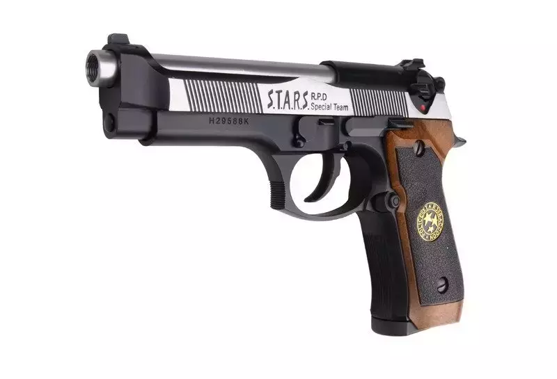 WE-2058 BIOHAZARD pistol replica - 2 tone