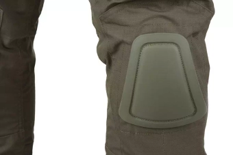 Pantalon Combat Uniforme avec genouillères - olive