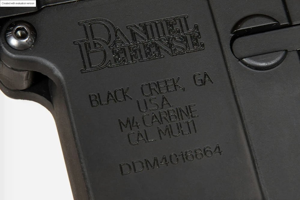 Karabinek ASG Specna Arms Daniel Defense® M4A1 SA-E26 EDGE 2.0 GATE ASTER Czarny (OUTLET)