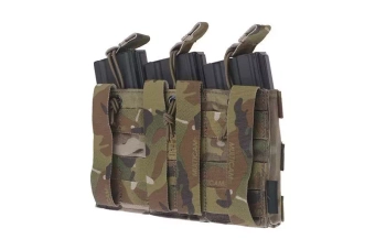 Bolsa triple abierta para cargadores M4/M16 - Multicam