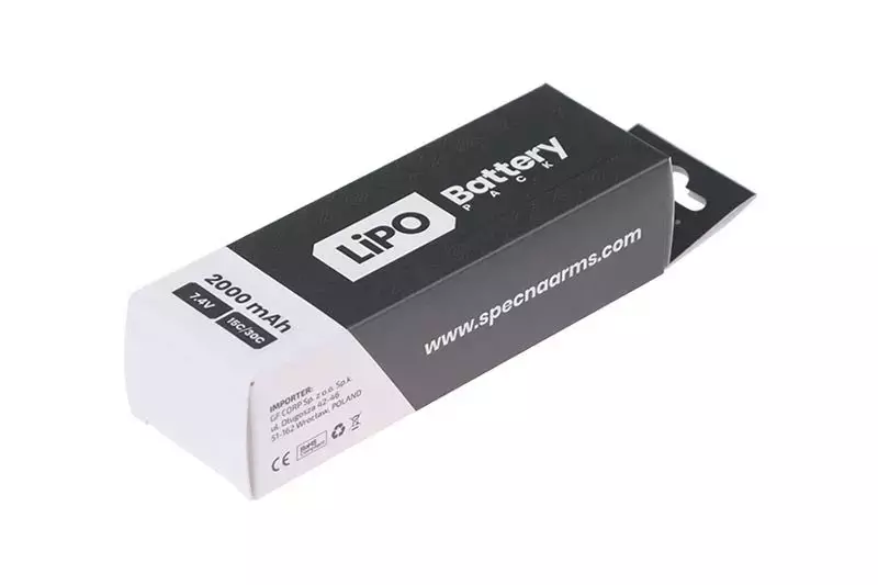 Batería LiPo 7.4V 2000mAh 15/30C