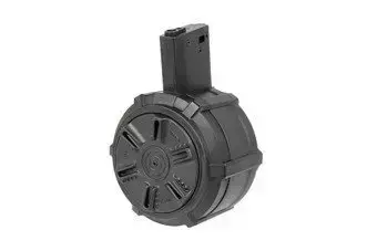 Magazynek bębnowy 2300 kulek do replik M4/M16 (elektryczny)
