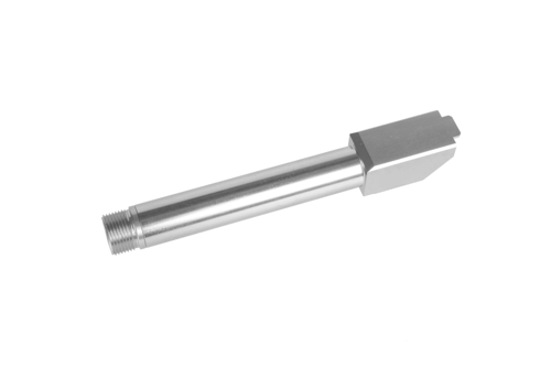 Non-Recoiling 2 Way Fixed" Outer Barrel for Umarex Glock 17 Replicas - Silver"